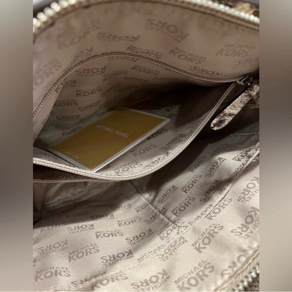 Michael Kors Ellis Studded Python Handbag NWT - image 4